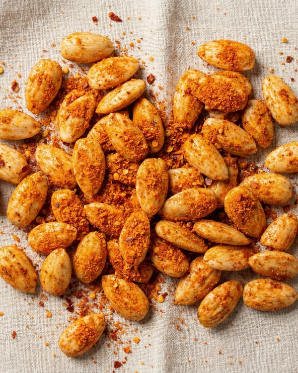 Mediterranean Chilli Almonds – Chili Mandeln würzig, Khan's Wien