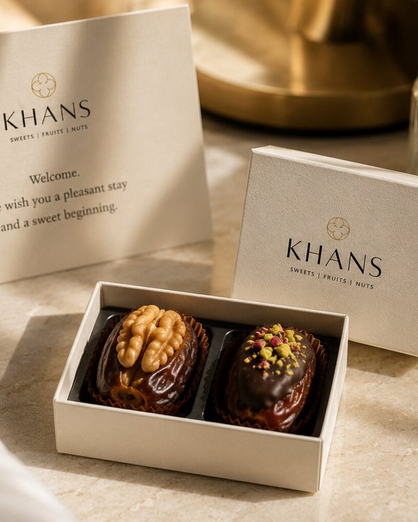 Khan's Welcome-Box mit Karte — Beispiel Firmengeschenk