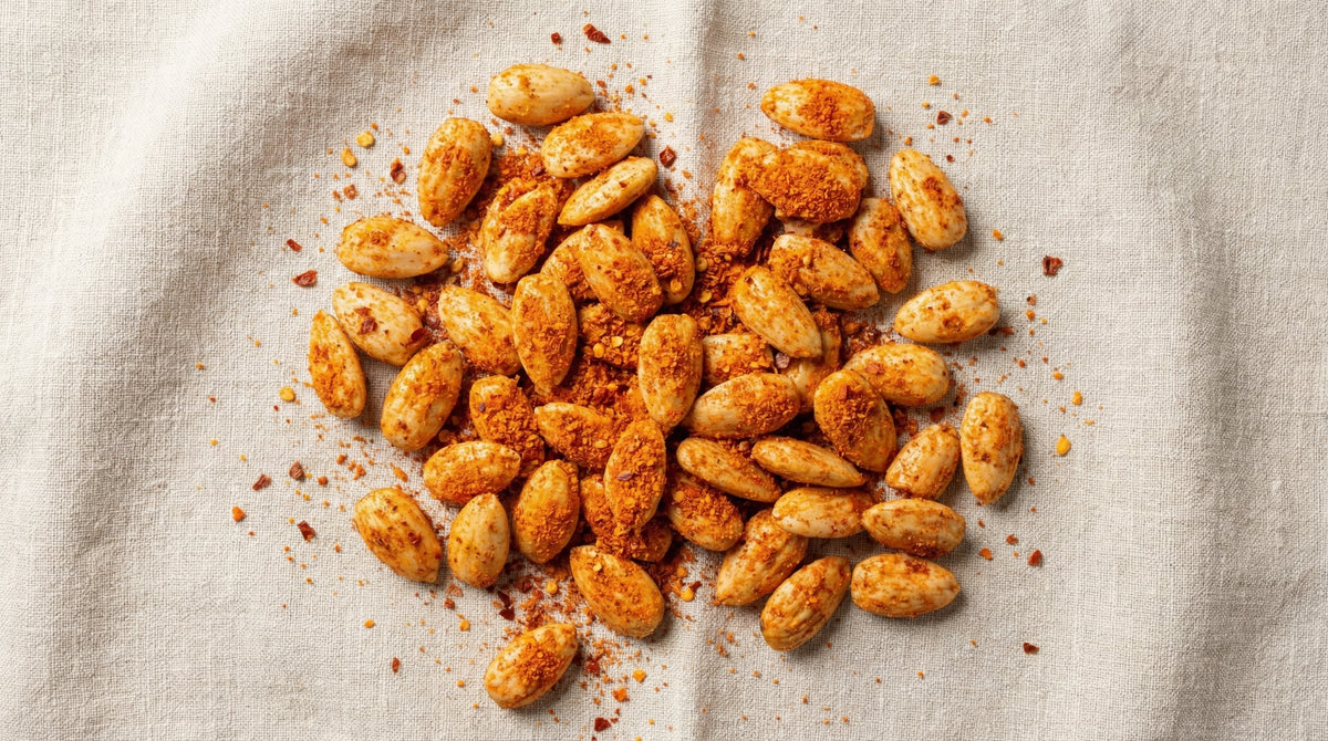 Mediterranean Chilli Almonds – Chili Mandeln würzig, Khan's Wien