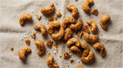 Cashew Salted Caramel – handkaramellisiert mit Meersalz, Khan's Wien