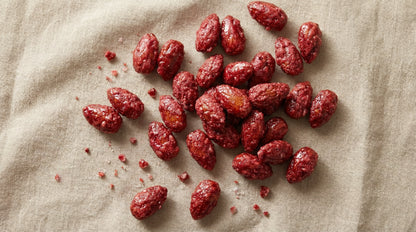 Dark Berry Almond – Karamellisierte Mandeln mit Brombeere, Khan's Wien