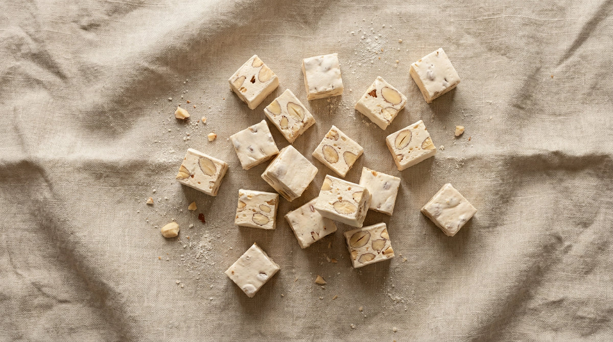 Almond Nougat Delight – Nougat Mandeln cremig, Khan's Wien